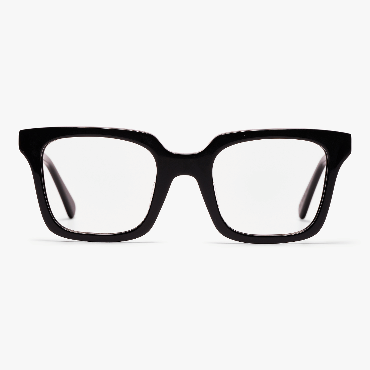 Luxreaders stylish Women's Tisvilde Black Reading glasses. Made from Bio-acetate in a Square shape.