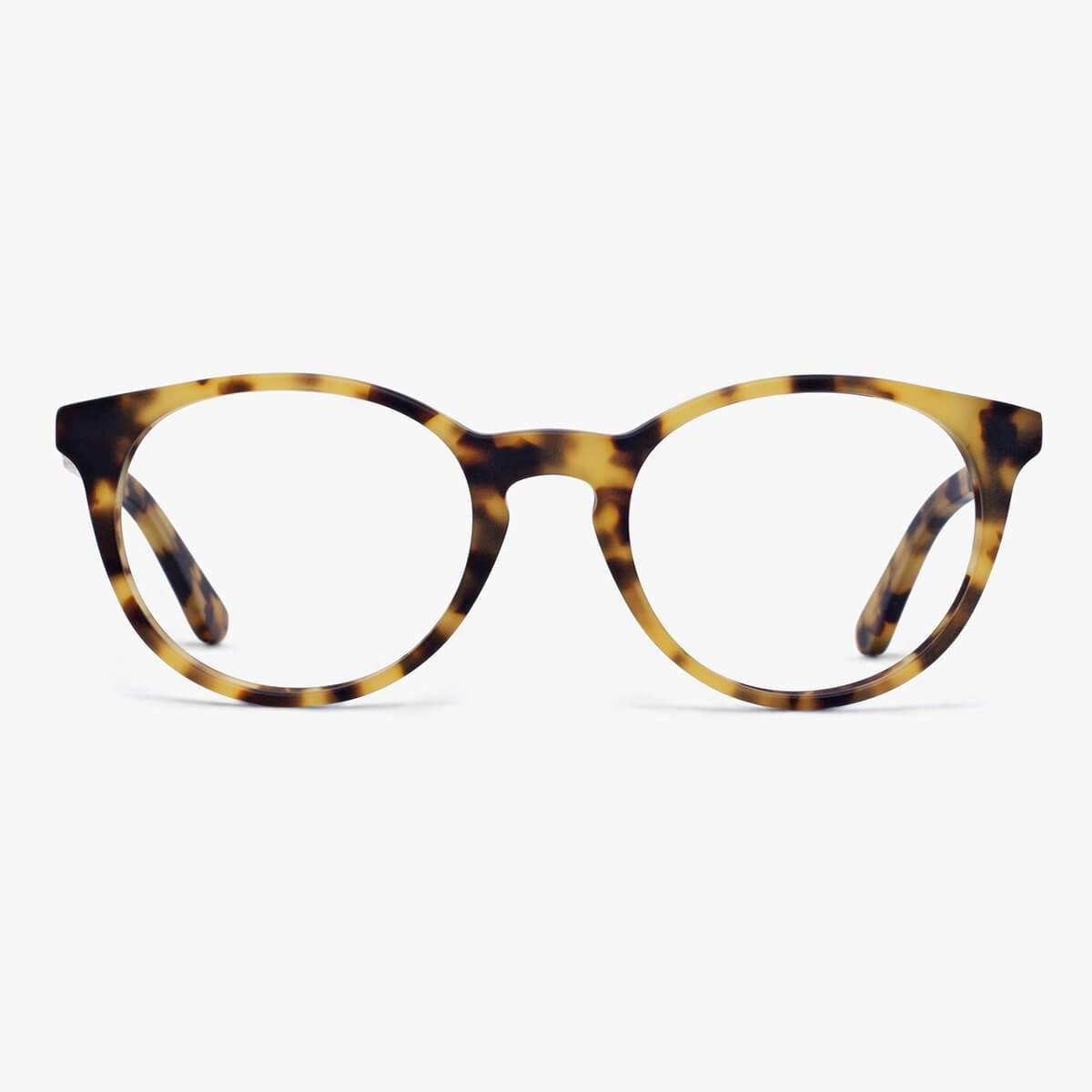 Luxreaders stylish Örebro Light Turtle Reading glasses. Made from Acetate in a Iconic shape.