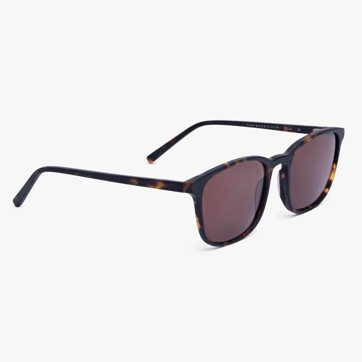 Ebeltoft Dark Turtle sunglasses with tortoiseshell frame and dark lenses