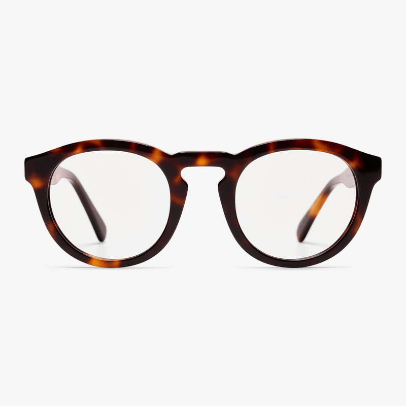 Gråsten Light Turtle round tortoiseshell glasses by Luxreaders