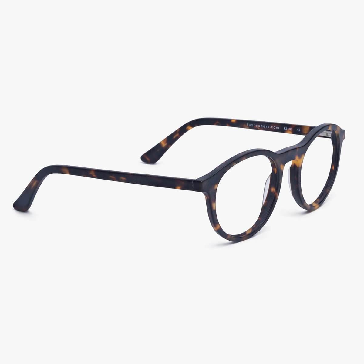Tortoiseshell round-frame eyeglasses from Luxreaders