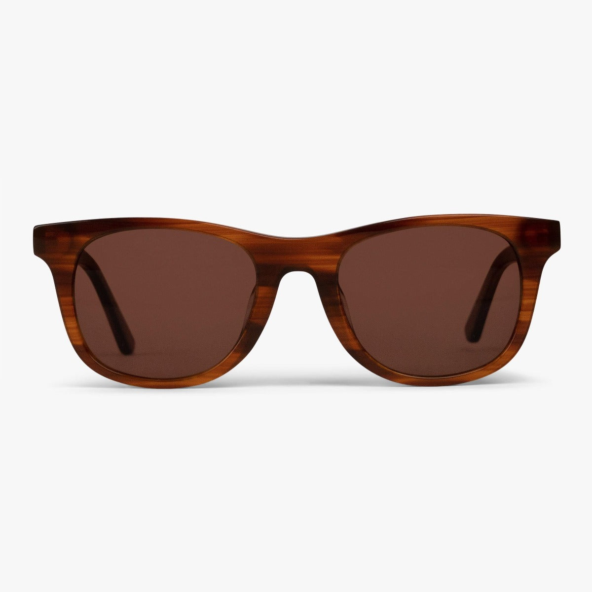 Malmö Shiny Walnut sunglasses with brown lenses and a glossy finish
