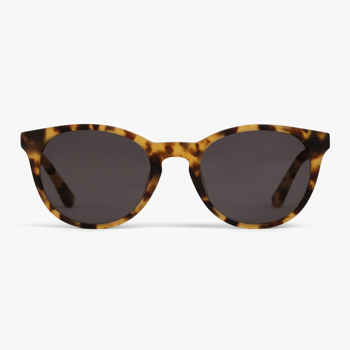 Men's Örebro Light Turtle sunglasses with tortoiseshell pattern and dark lenses