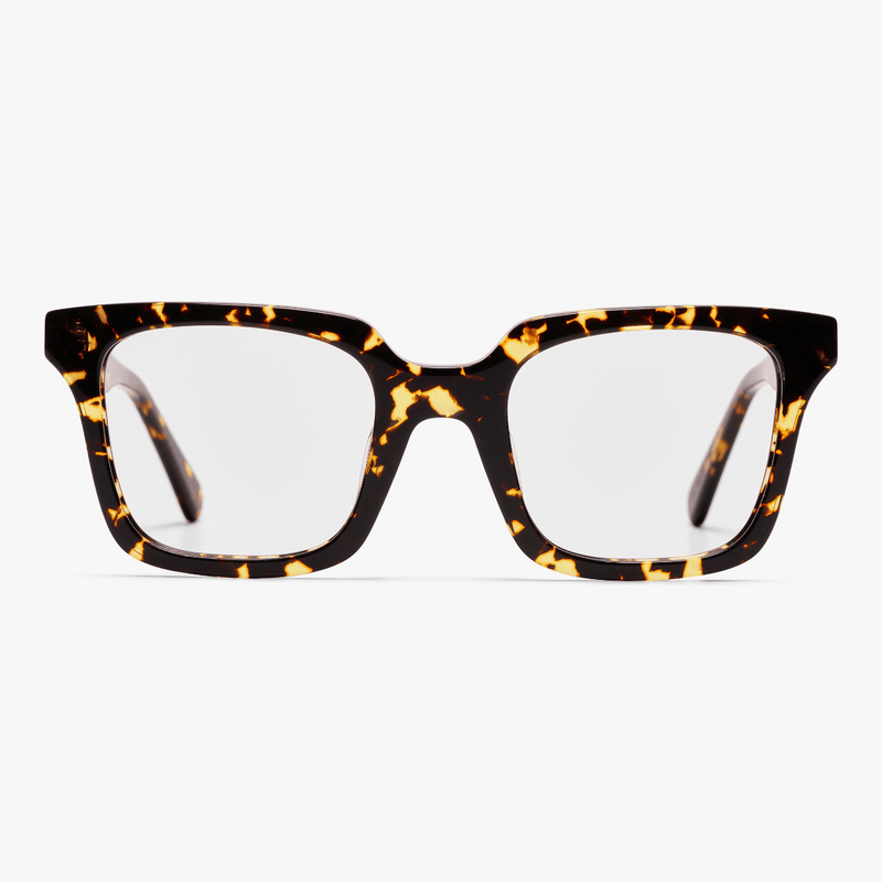 Tisvilde Dark Turtle tortoiseshell square eyeglasses