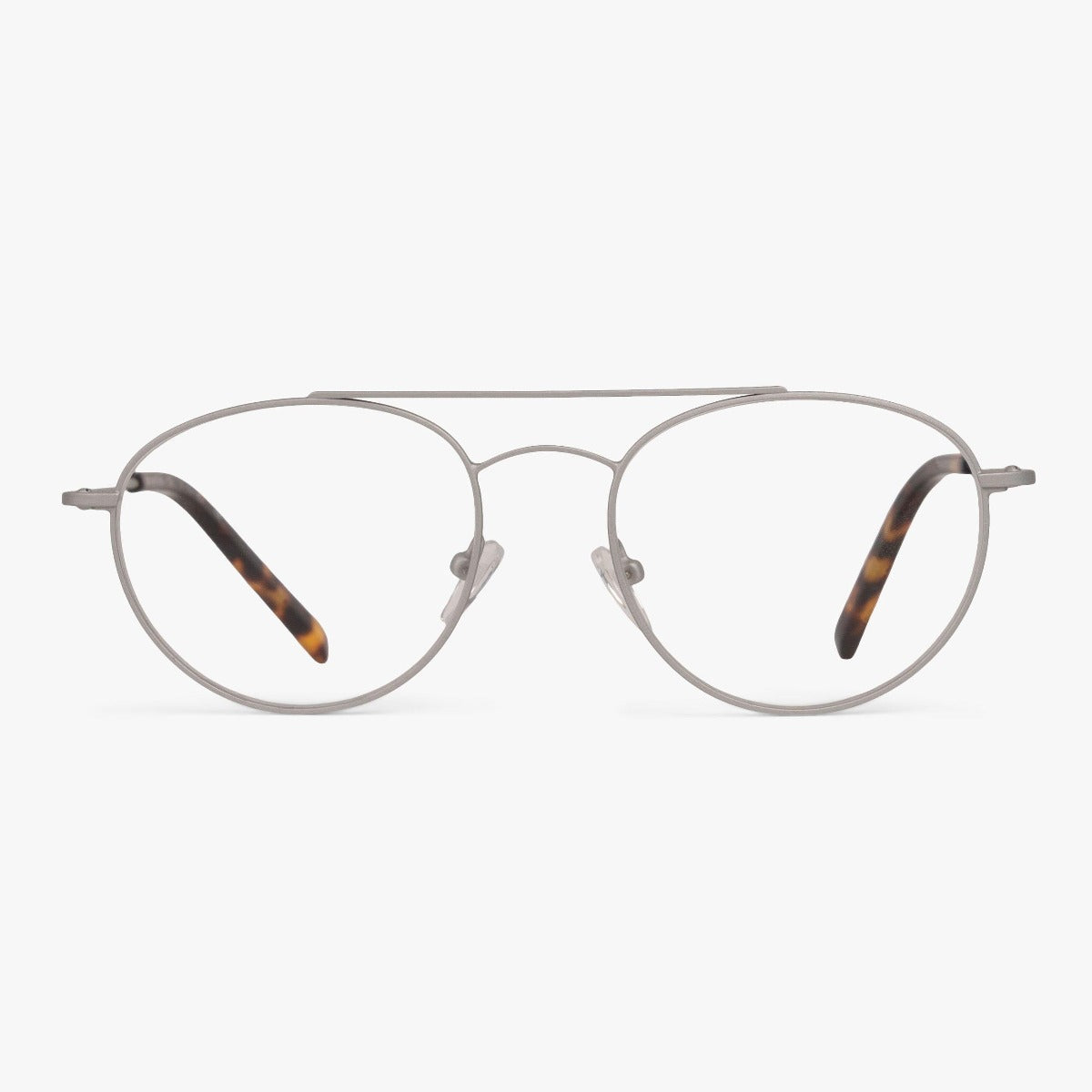 Luxreaders stylish Women's Göteborg Steel Reading glasses. Made from Stainless steel in a Round shape.