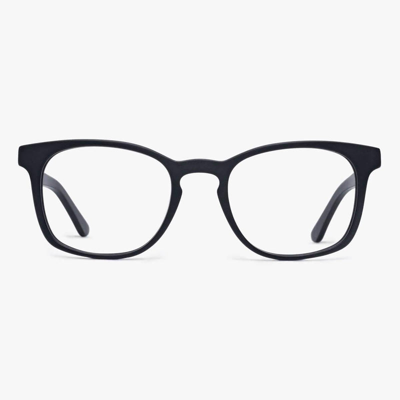 Women's Bornholm Black glasses with black square frames