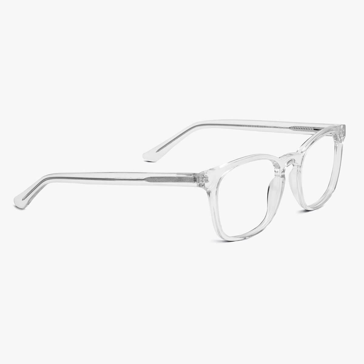 Women's Bornholm crystal white transparent glasses