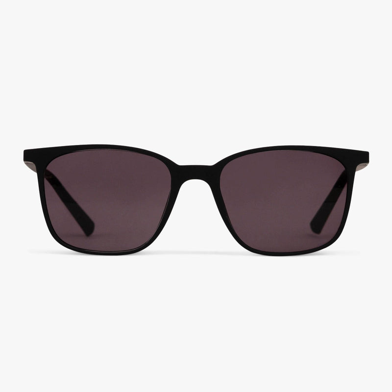 Women's Fyn Black sunglasses with black frame and dark lenses