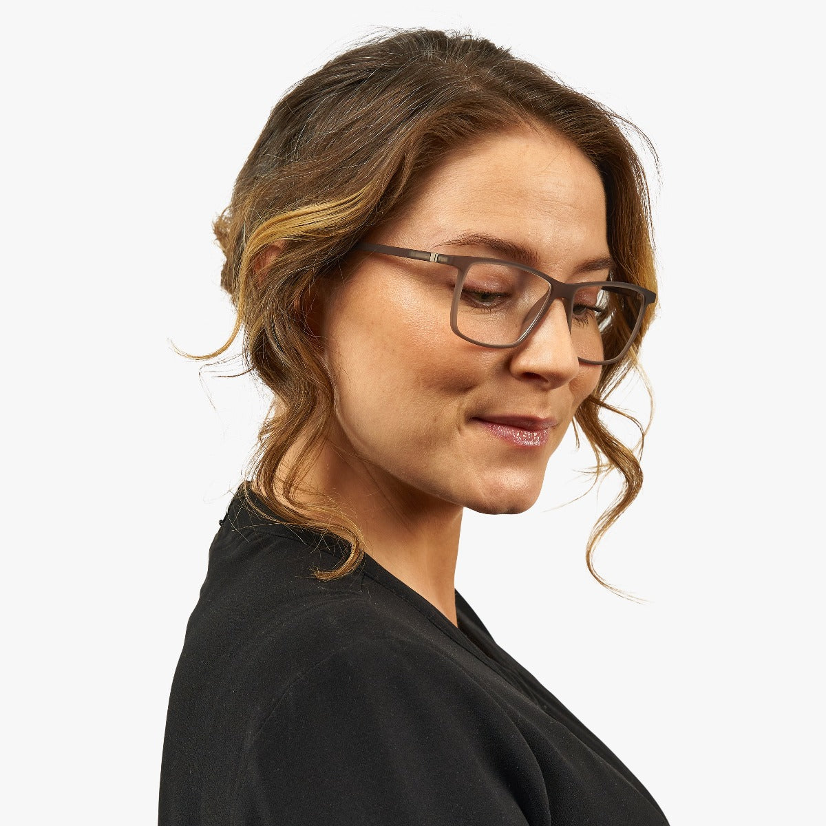 Person wearing Women's København Grey glasses