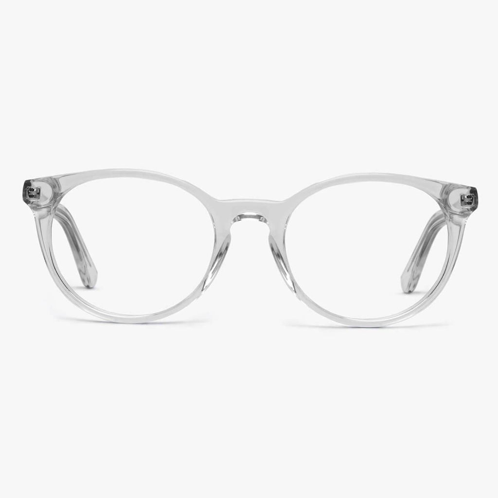 Kaufen Sie Women's Cole Crystal White Blaulichtfilter Brillen - Luxreaders.at
