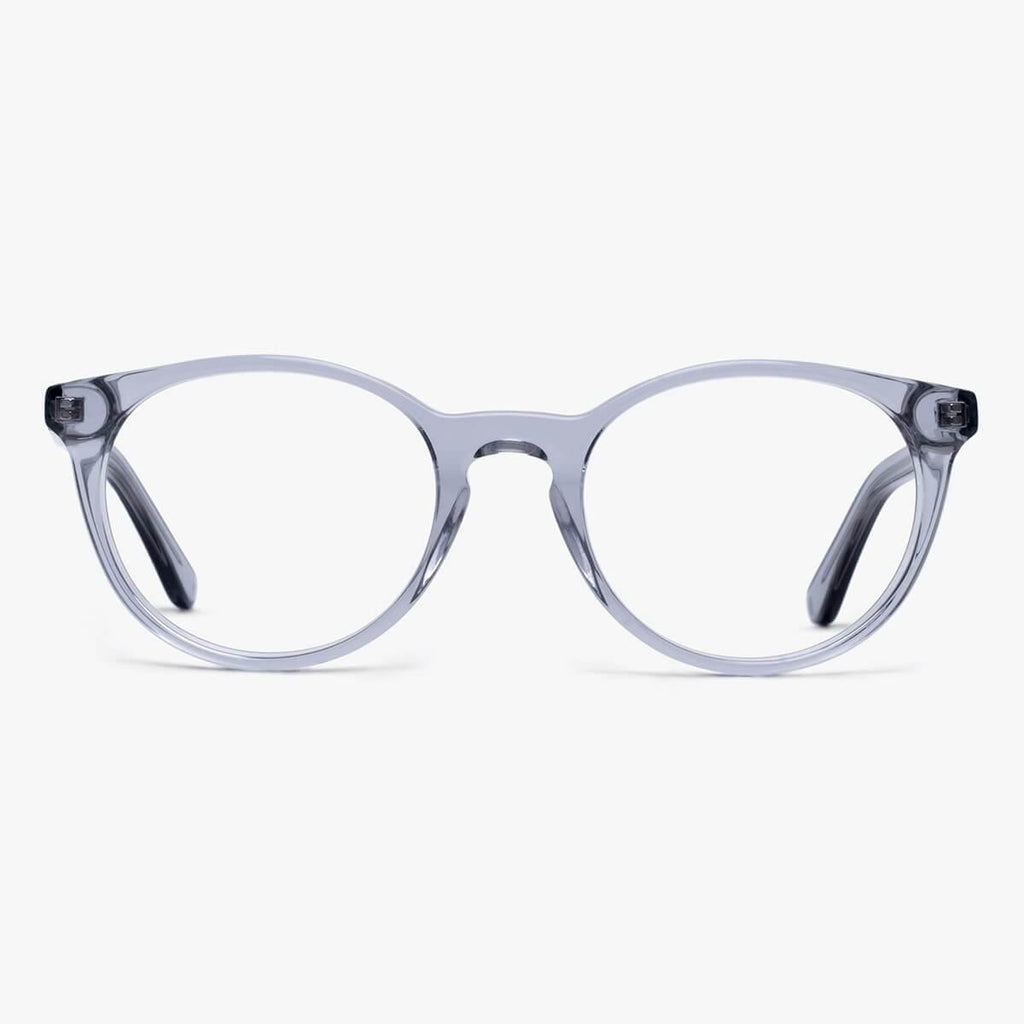 Kaufen Sie Women's Cole Crystal Grey Blaulichtfilter Brillen - Luxreaders.at