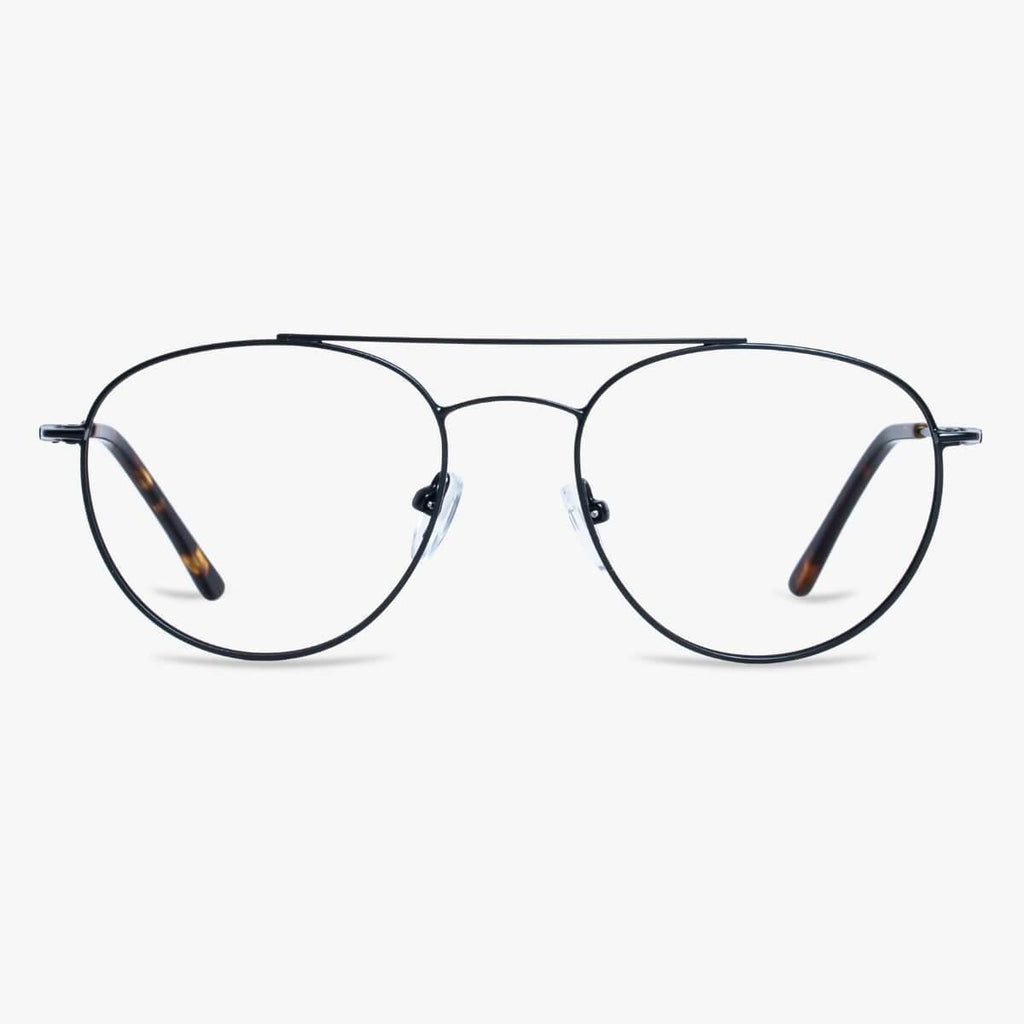 Kaufen Sie Men's Williams Black Blaulichtfilter Brillen - Luxreaders.at